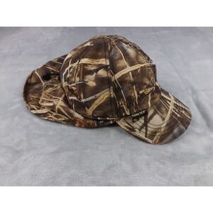 OC Outdoor Cap/ Hat One Sz Camo Neck Flap Adjustable Hunting Hiking Fleece Lined